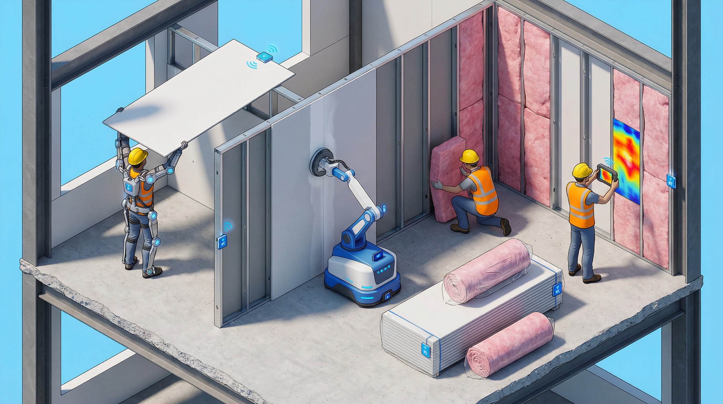 Drywall & Insulation Floor