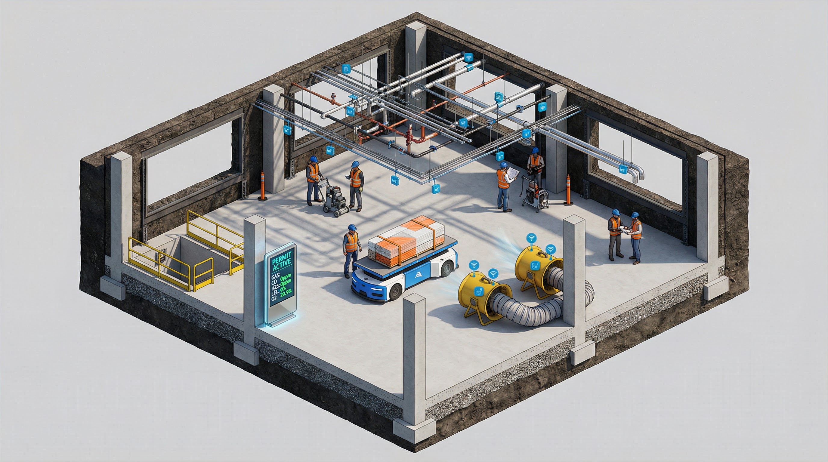 Subterranean Garage Construction