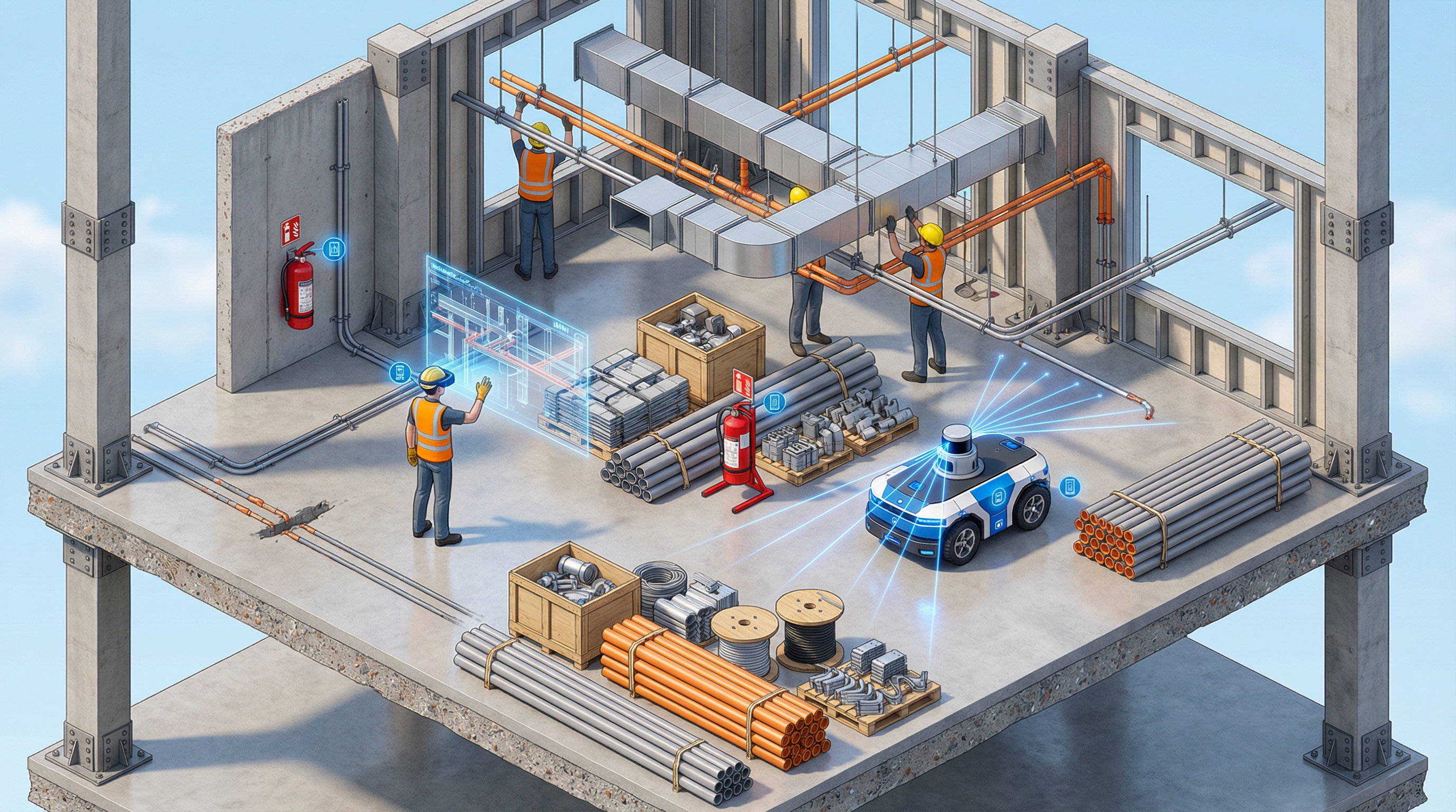 MEP Floor with VR/AR and LiDAR