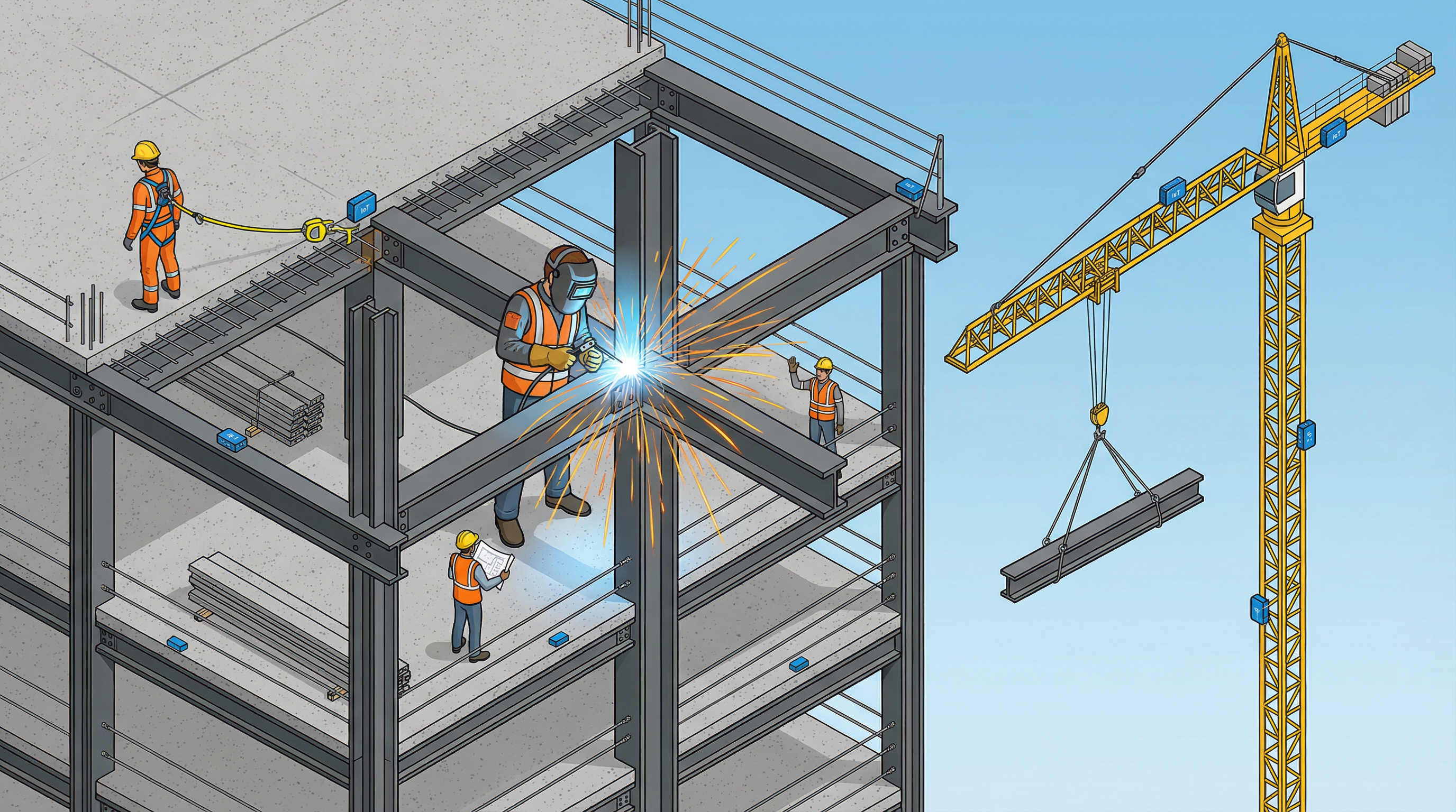 Steel Erection Floor